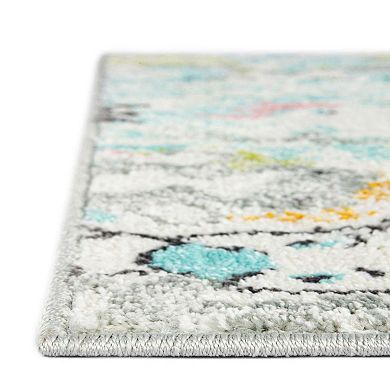 Unique Loom Peekaboo Whimsy Kids Throw or Area Rug