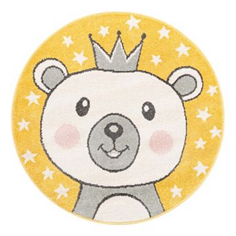 Unique Loom Penny Whimsy Kids Throw or Area Rug