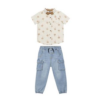 Baby and Toddler Boy Little Lad 2 pc Shirt & Pant Set