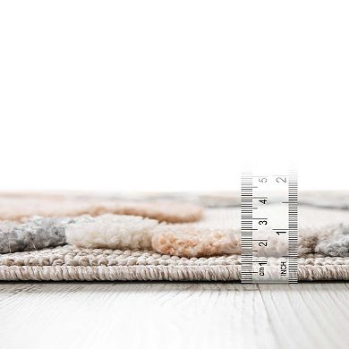 Unique Loom Balloons Whimsy Kids Throw or Area Rug