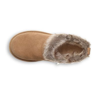 Bearpaw Jasmine Girls' Faux Fur Collared Ankle Boots