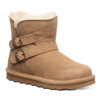 Bearpaw Katya Girls' Double Buckle Winter Ankle Boots