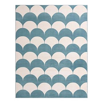 Unique Loom Arches Whimsy Kids Throw or Area Rug
