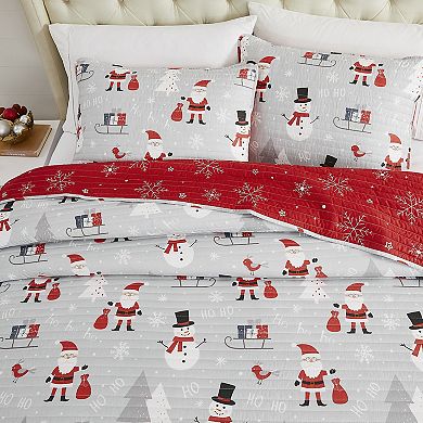 Avanti Ho Ho Ho Quilt Set with Shams