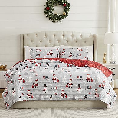 Avanti Ho Ho Ho Quilt Set with Shams