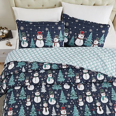 Avanti Snowman Quilt Set with Shams