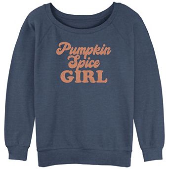 Juniors' Pumpkin Spice Girl Graphic Pullover