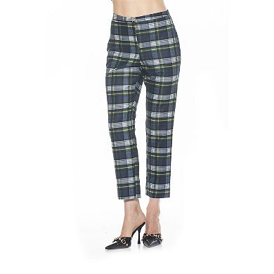 Women's ALEXIA ADMOR Stefan Star Button Slim Fit Pants