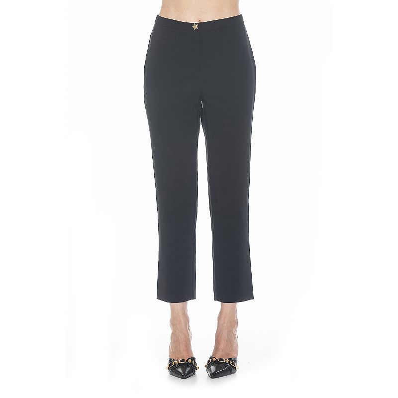 Women's ALEXIA ADMOR Stefan Star Button Slim Fit Pants,