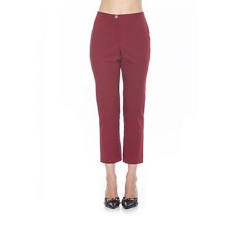 Women's ALEXIA ADMOR Stefan Star Button Slim Fit Pants