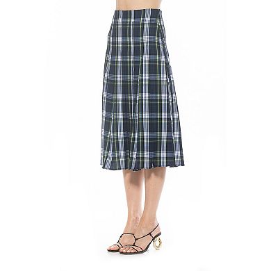 Women's ALEXIA ADMOR Shilo Midi Length Pleated Skirt