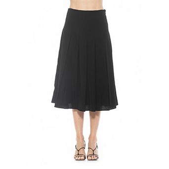 Women's ALEXIA ADMOR Shilo Midi Length Pleated Skirt