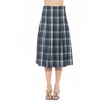 Women's ALEXIA ADMOR Shilo Midi Length Pleated Skirt
