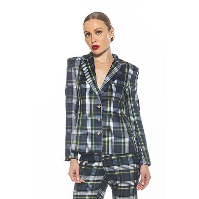 Women's ALEXIA ADMOR Gwen Star Button Fitted Jacket