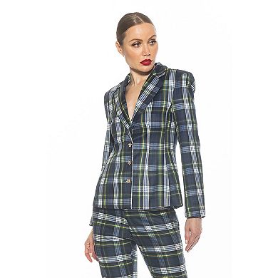 Women's ALEXIA ADMOR Gwen Star Button Fitted Jacket