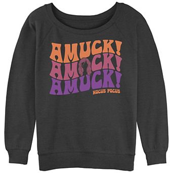Disney's Hocus Pocus Amuck Amuck Amuck Juniors' Graphic Pullover