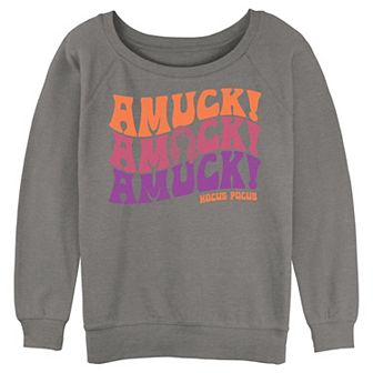 Disney's Hocus Pocus Amuck Amuck Amuck Juniors' Graphic Pullover