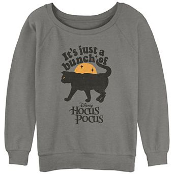 Disney's Hocus Pocus Thackery Binx It's Just A Bunch Of Hocus Pocus Juniors' Graphic Pullover