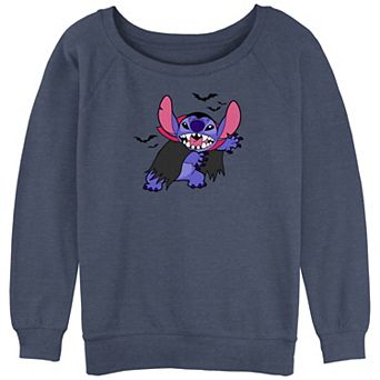 Disney's Lilo & Stitch Dracula And Bats Juniors' Graphic Pullover