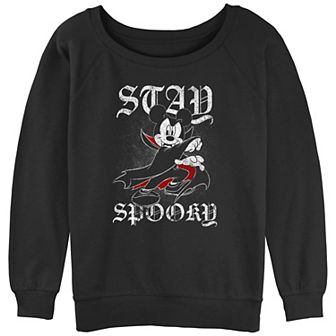 Disney's Mickey Mouse Dracula Stay Spooky Juniors' Graphic Pullover