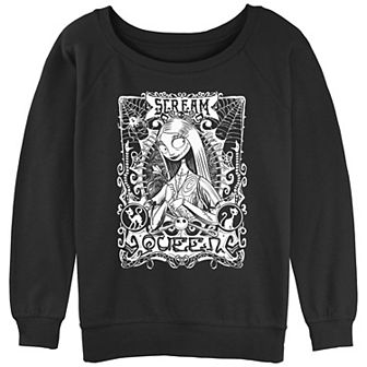 Disney's The Nightmare Before Christmas Sally Scream Queen Card Juniors' Graphic Pullover