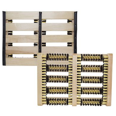 Stalwart Boot and Shoe Cleaner Scrubber Brush Mat