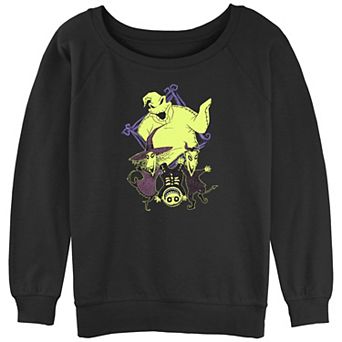 Disney's The Nightmare Before Christmas Oogie Boogie Crew Juniors' Graphic Pullover