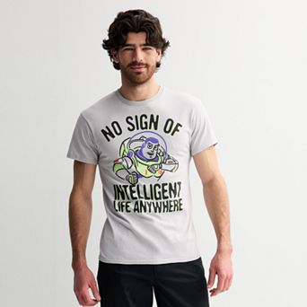 Disney / Pixar's Buzz Lightyear No Sign Of Intelligent Life Anywhere Men's Graphic Tee