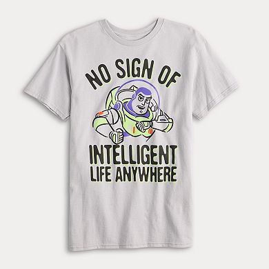 Disney / Pixar's Buzz Lightyear No Sign Of Intelligent Life Anywhere Men's Graphic Tee
