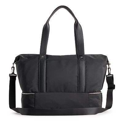 Madden heated girl black weekender bag