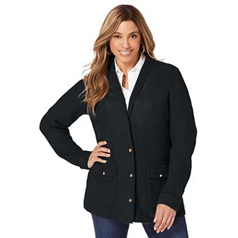 Jessica London Women's Plus Size Shaker Blazer
