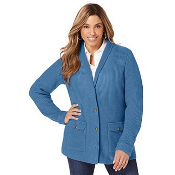 Jessica London Women's Plus Size Shaker Blazer