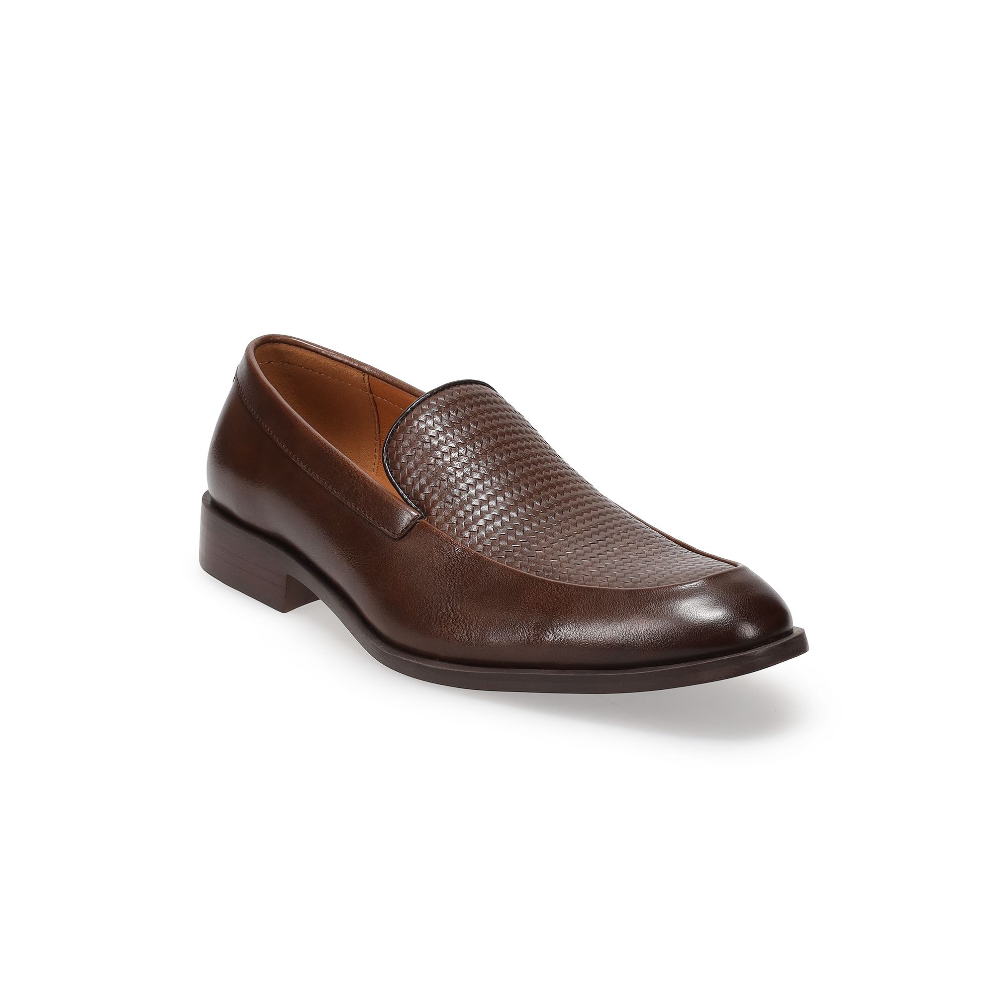 Mens Apt. 9® Memory Foam Woven Slip-On Dress Shoes, Size: 7, Brown