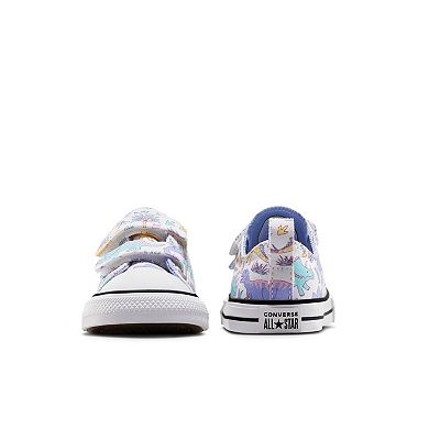 Converse Girls' CTAS Dino Party Easy-On Velcro Sneakers