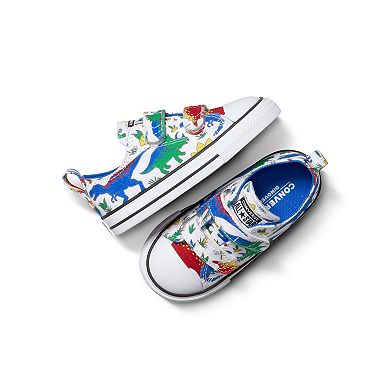 Converse Boys' CTAS Dino Party Easy-On High-Top Sneakers