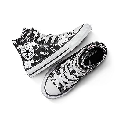 Converse Boys' CTAS Dino Party High-Top Sneakers