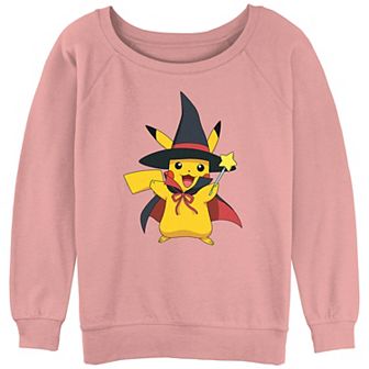 Juniors' Pokemon Pikachu Witch Graphic Pullover