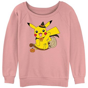Juniors' Pokemon Pikachu Witch Flight Graphic Pullover