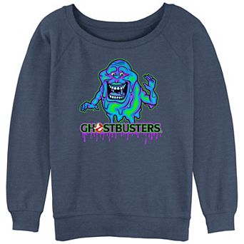 Juniors' Ghostbusters Ghost Slime Graphic Pullover