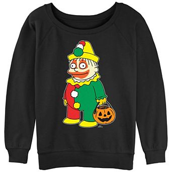 Juniors' The Simpsons Clown Ralph Trick Or Treater Graphic Pullover