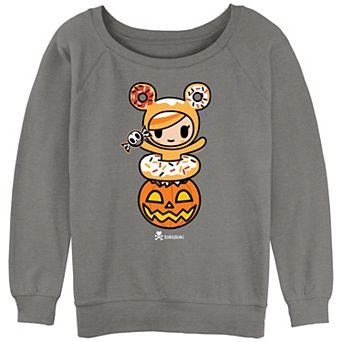Juniors' Tokidoki Donuts And Pumpkin Graphic Pullover