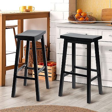 Pj Wood Classic Saddle-seat 24 Inch Kitchen, Table, & Bar Counter Stool