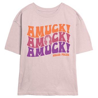 Disney's Hocus Pocus Amuck Amuck Amuck Juniors' Skimmer Graphic Tee