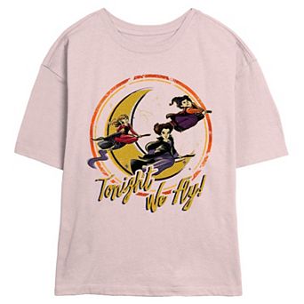 Disney's Hocus Pocus Sanderson Sisters Tonight We Fly Retro Juniors' Skimmer Graphic Tee