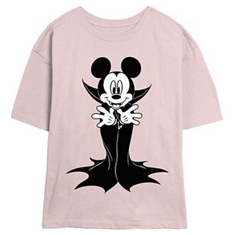 Disney's Mickey Mouse Vampire Juniors' Skimmer Graphic Tee