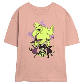 Disney's The Nightmare Before Christmas Oogie Boogie Crew Juniors' Skimmer Graphic Tee