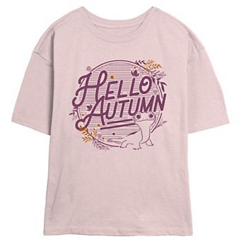 Disney's Frozen 2 Hello Autumn Juniors' Skimmer Graphic Tee
