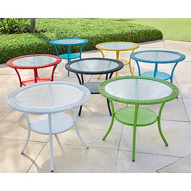 Brylanehome Roma All-weather Resin Wicker Bistro Table
