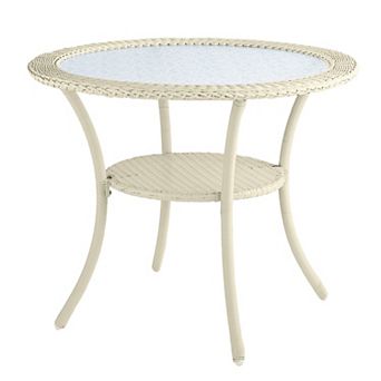 Brylanehome Roma All-weather Resin Wicker Bistro Table
