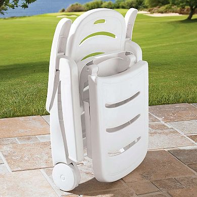 Brylanehome Resin Folding Lounger